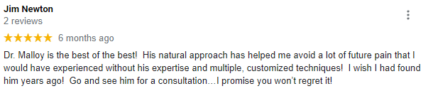 Chiropractic Fort Worth TX Jim Testimonial